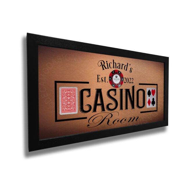 Casino Room Sign Casino Room Decor