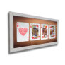 Set of 4 Cards HEARTS