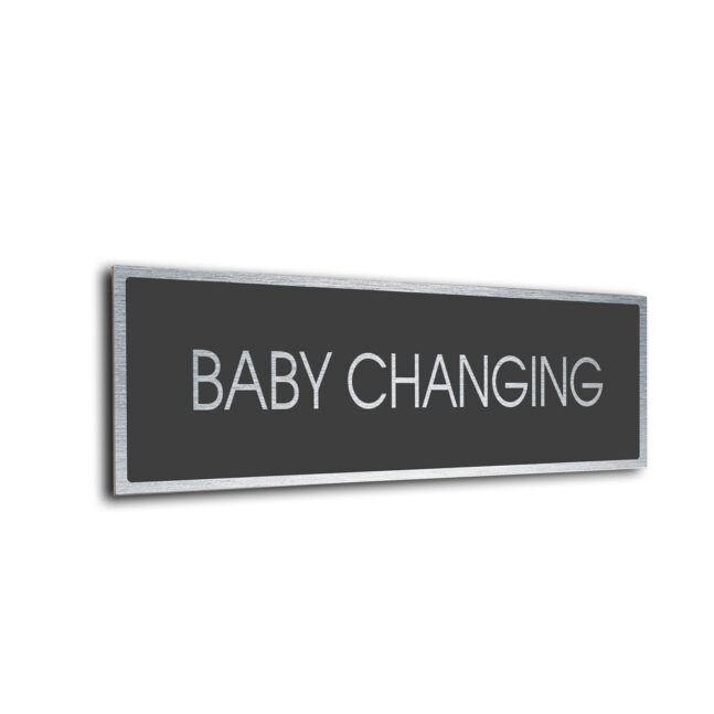Sliver Grey Blank sign