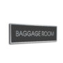 Sliver Grey Blank sign