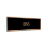 Black Copper Blank sign