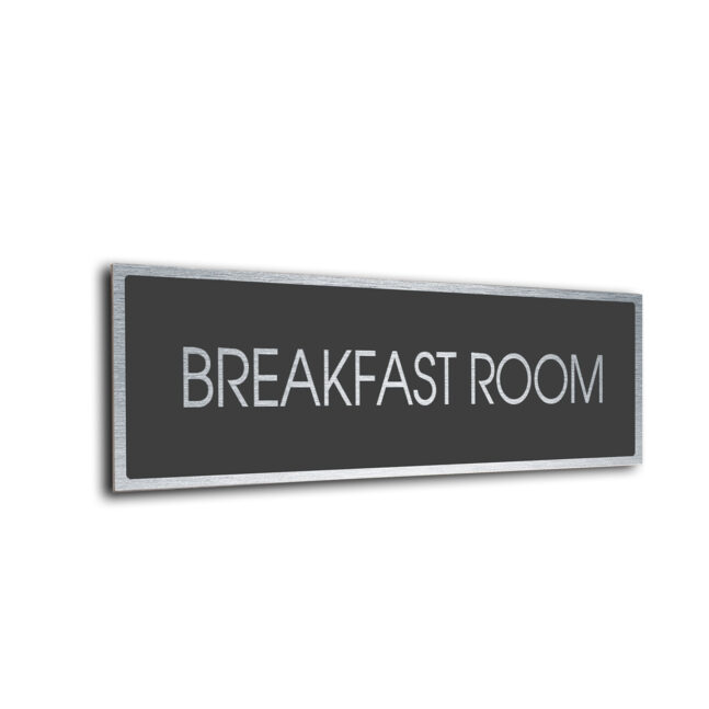 Sliver Grey Blank sign
