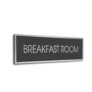 Sliver Grey Blank sign