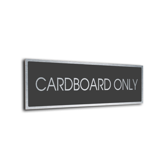 Sliver Grey Blank sign