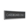 Sliver Grey Blank sign