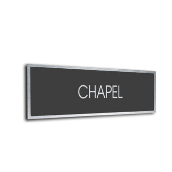Sliver Grey Blank sign