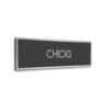 Sliver Grey Blank sign