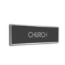 Sliver Grey Blank sign