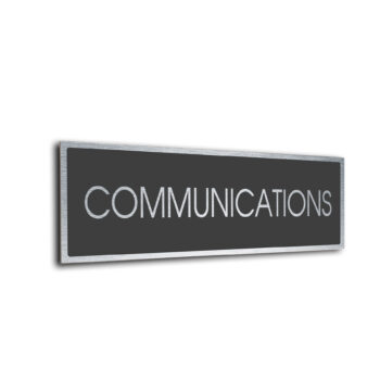 Sliver Grey Blank sign