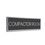 Sliver Grey Blank sign