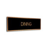 Black Copper Blank sign