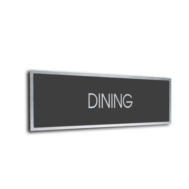 Sliver Grey Blank sign