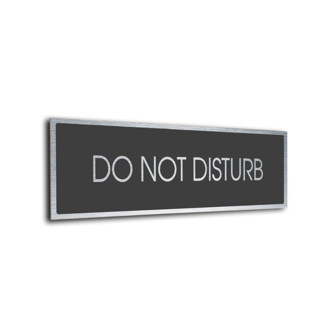 Sliver Grey Blank sign