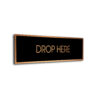 Black Copper Blank sign