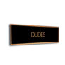 Black Copper Blank sign