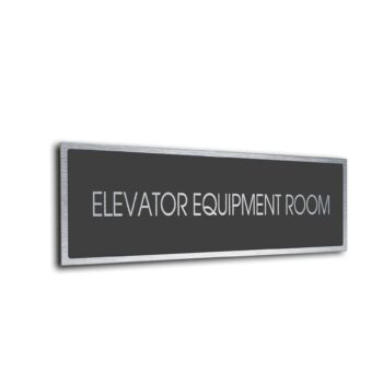 Sliver Grey Blank sign