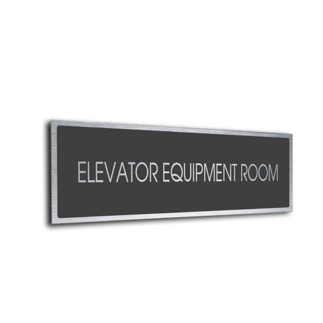 Sliver Grey Blank sign