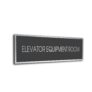Sliver Grey Blank sign