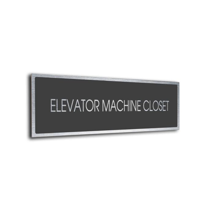 Sliver Grey Blank sign