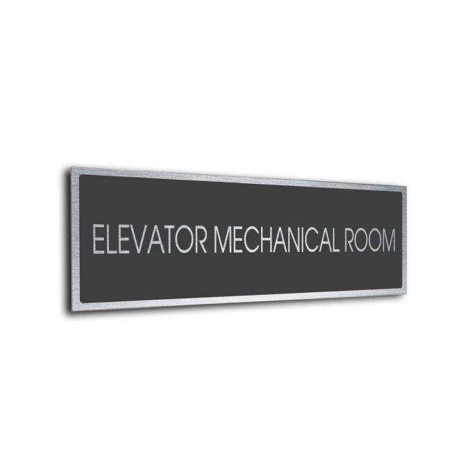 Sliver Grey Blank sign