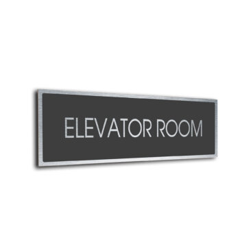 Sliver Grey Blank sign