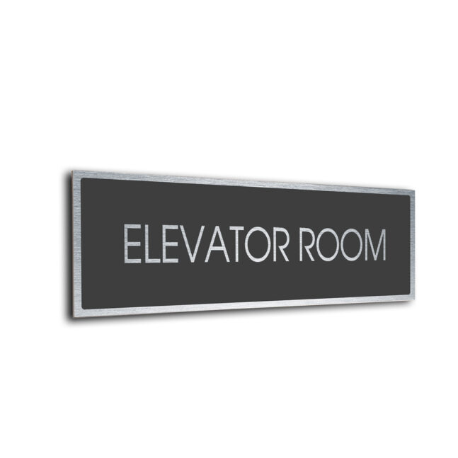 Sliver Grey Blank sign