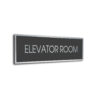 Sliver Grey Blank sign