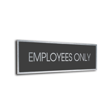 Sliver Grey Blank sign