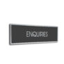 Sliver Grey Blank sign