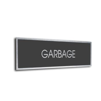 Sliver Grey Blank sign