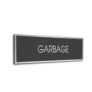 Sliver Grey Blank sign