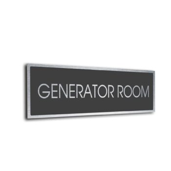 Sliver Grey Blank sign