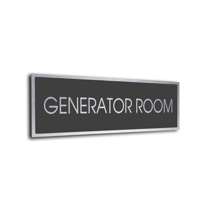 Sliver Grey Blank sign
