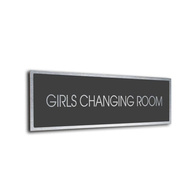 Sliver Grey Blank sign