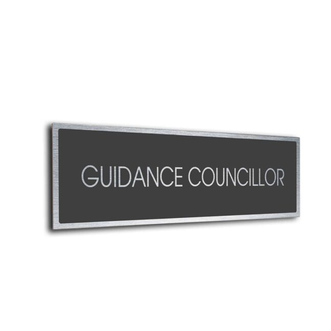 Sliver Grey Blank sign