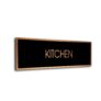 Black Copper Blank sign