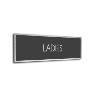 Sliver Grey Blank sign