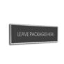Sliver Grey Blank sign