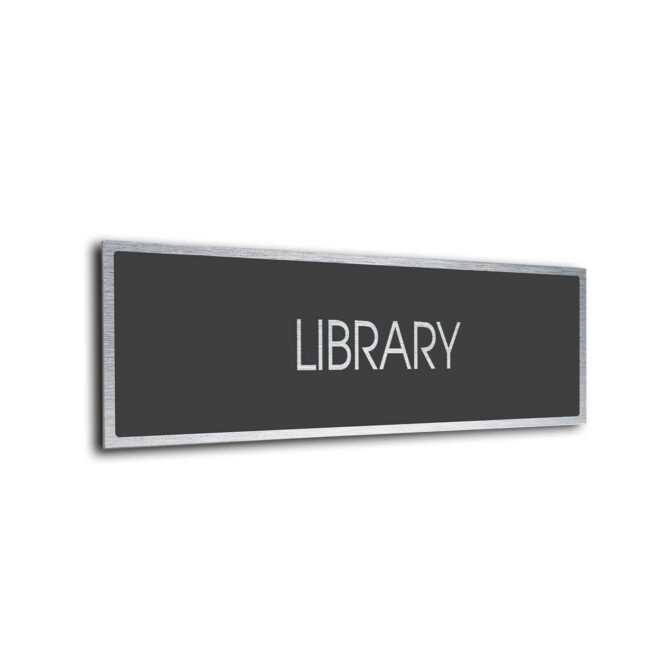 Sliver Grey Blank sign