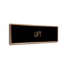 Black Copper Blank sign