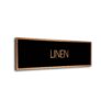Black Copper Blank sign