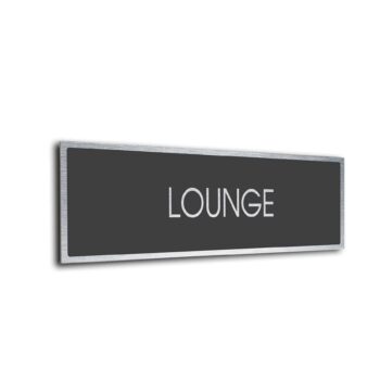 Sliver Grey Blank sign
