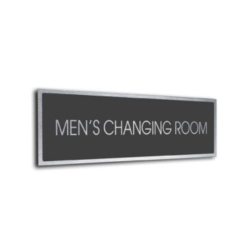 Sliver Grey Blank sign