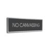 Sliver Grey Blank sign