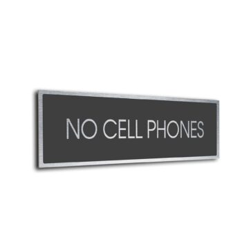 Sliver Grey Blank sign