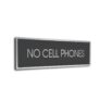 Sliver Grey Blank sign