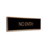 Black Copper Blank sign