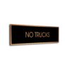 Black Copper Blank sign
