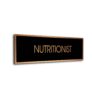 Black Copper Nutritionist sign