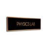 Black Copper Blank sign